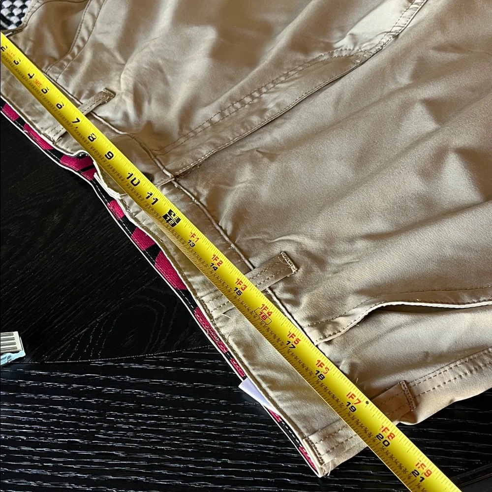 Iron Co Men's Khaki Stretch Cargo Outdoor Quick‎ Dry Shorts Size 38